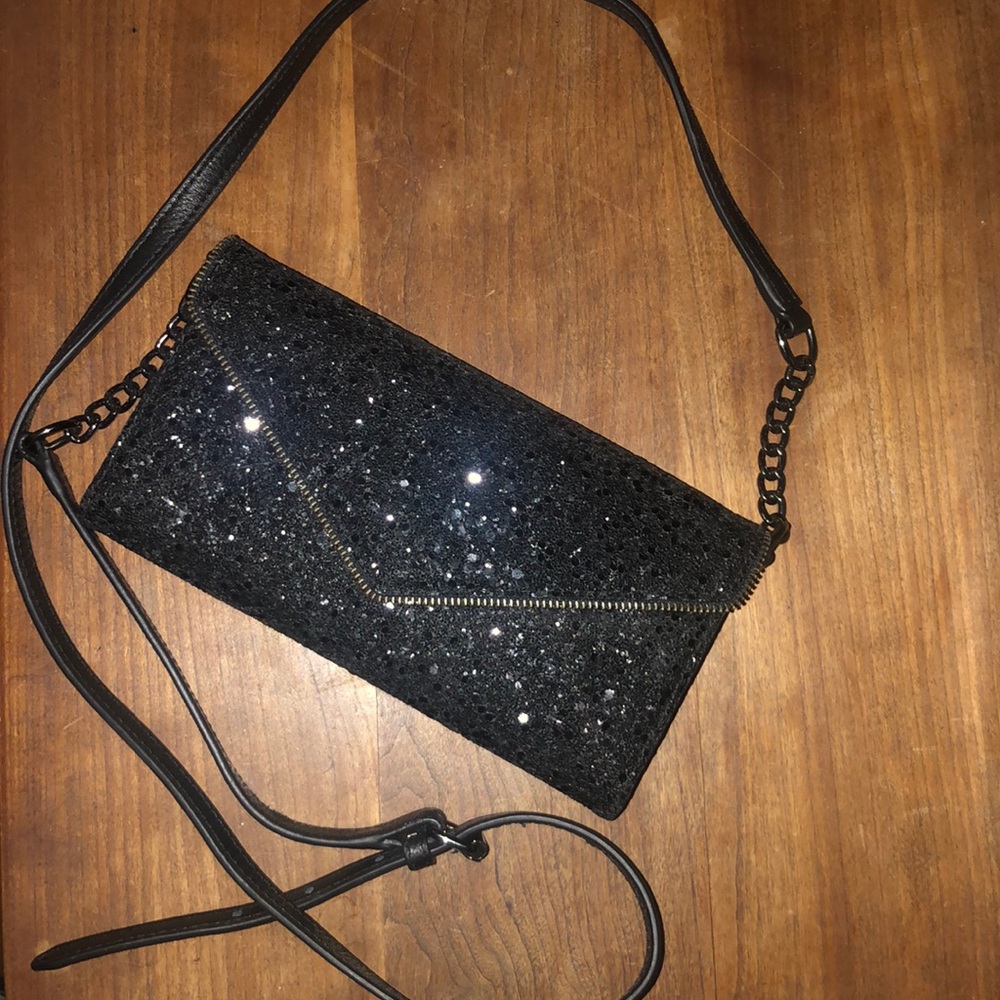 Black sparkly bag